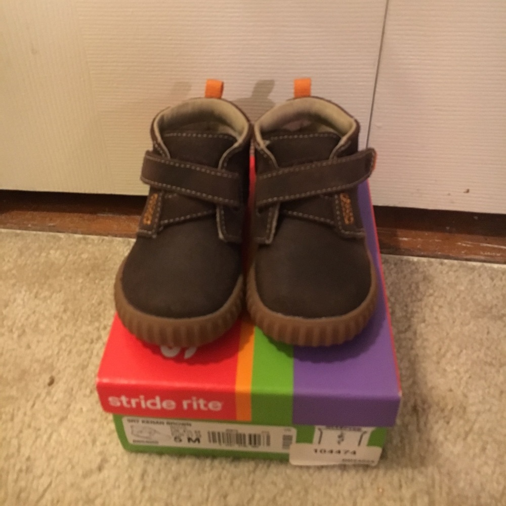 Toddler boy boots Stride Rite- worn once